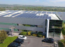 Solar rooftop installation for the factory